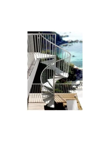 Escalera de caracol Clima 110-120 - render de acabado