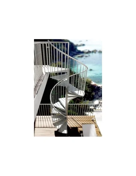 Escalera de caracol Clima 110-120 - render de acabado