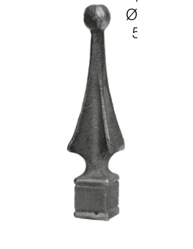 Punta de lanza de forja para 20x20 Arteferro | Barmet