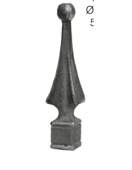 Punta de lanza de forja para 20x20 Arteferro | Barmet
