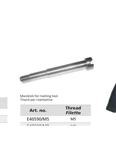 Accesorio con rosca M5 E40590/M5 | Barmet