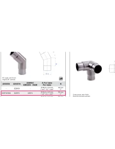 Codo curvo Iron System Ø42,4 I2015 | Barmet