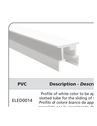 Perfil soporte LED ELED0014 | Barmet