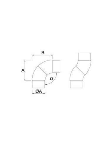 Plano Conector regulable para pasamanos de acero inoxidable redondo