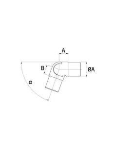 Conector regulable de pasamanos - R-CONCEPT 2