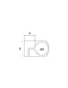 SL-1180 - Soporte lateral para poste de barandilla - R-CONCEPT 2