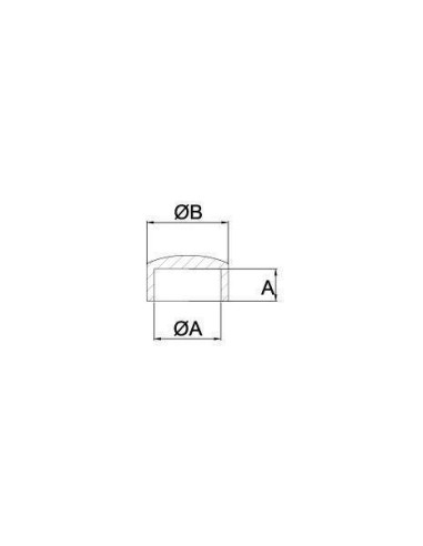Medidas Tapa final para varillas 12mm tf-510