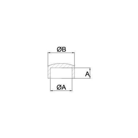 Medidas Tapa final para varillas 12mm tf-510