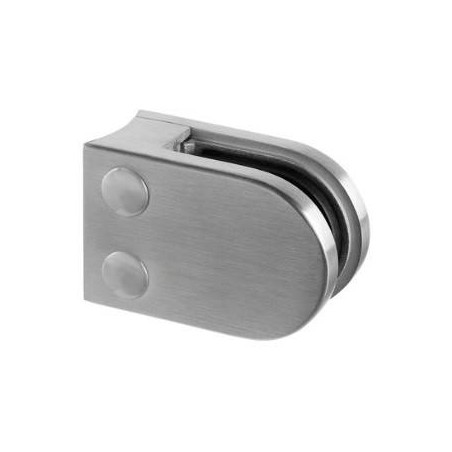  pinza para barandillas de vidrio Modelo 22 inox tubo 42 AISI304 satinado