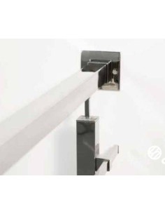 Base para pared para final pasamanos modelo ST-333 AISI 316 2