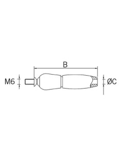 Tensor de cable regulable modelo SC-801 Ø4-5mm AISI 316 2