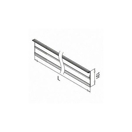Revestimiento, Easy Glass Slim, montaje superior