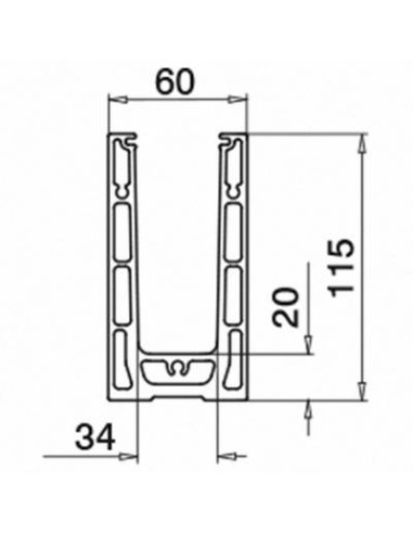 Medidas Esquinero 90°, Easy Glass Smart, montaje superior