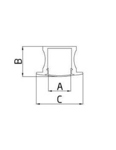 Perfil de aluminio y lente de policarbonato para sistema de pasamanos Deco Led - barmet.es 2