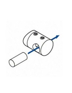 Soporte para travesaño Mod 0835 y 0840 Ø14mm y Ø16mm 2