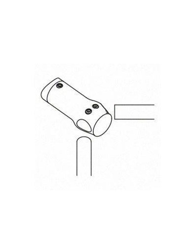 Plano Soporte para travesaño Mod 0834 de Ø12mm esquina interior