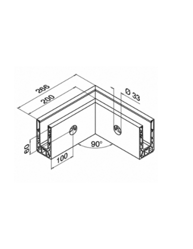 Plano Conectores montaje lateral mod6315 Easy Glass Smart - Interior
