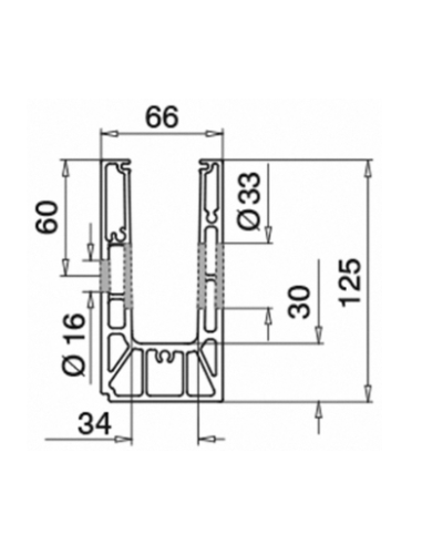 Plano Conectores montaje lateral mod6315 Easy Glass Smart - Interior