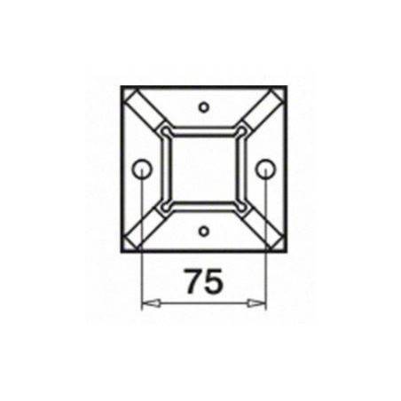 Plano Poste cuadrado Square Line 40x40mm Mod. 4913