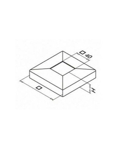 Plano Embellecedor Square Line 40x40mm Mod. 4511 y 4512