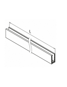 Perfil para suelo montaje superior Mod 8110 Aluminio 2