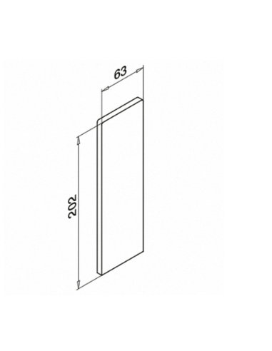 Plano Terminal para escaleras Izquierdo/Derecho Easy Glass PRO