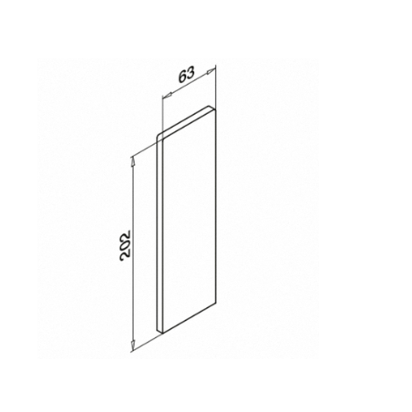 Plano Terminal para escaleras Izquierdo/Derecho Easy Glass PRO