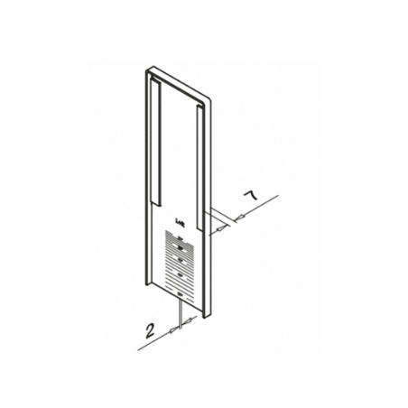 Plano Terminal para escaleras Izquierdo/Derecho Easy Glass PRO