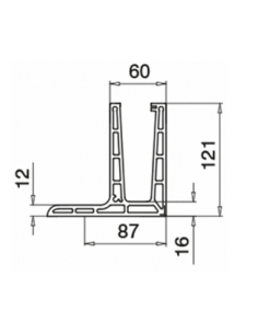 Esquinero de 90º montaje interior Mod 8121- Barmet 2