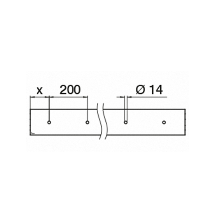 Plano Perfil para suelo montaje lateral Aluminio 6915