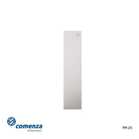 Tapa lateral tramos en escalera para perfil barandilla vidrio pm-25 GlassFit