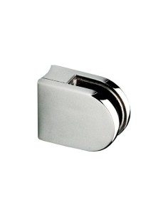 Pinza para vidrio cc-701 de acero inoxidable para poste redondo