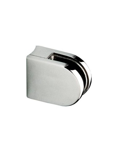 Pinza para vidrio cc-701 de acero inoxidable para poste redondo