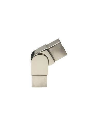 Conector regulable para pasamanos de acero inoxidable cuadrado