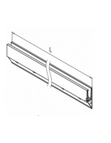 Perfil 6916 montaje lateral para barandilla de vidrio Easy Glass Pro Y