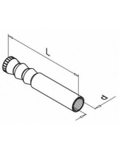 Anclaje roscado para barandilla de vidrio Easy Glass Max - 4512 2