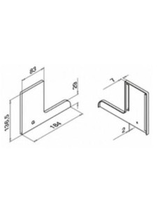 Accesorios para Barandillas de vidrio Easy Glass Max F - 6735 2