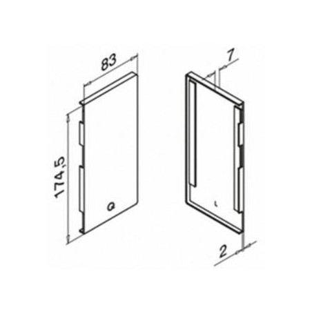 Plano Terminal izquierdo para Easy Glass Max 6734