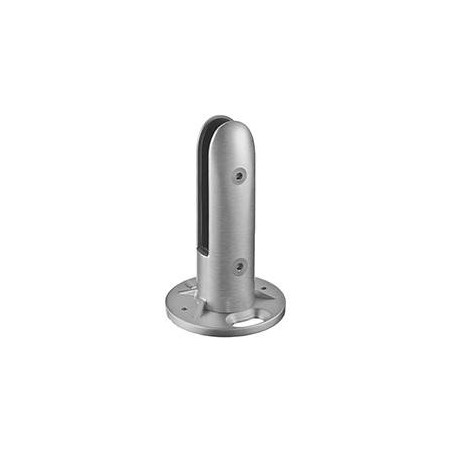 Pinzas al suelo acero inox - Barandillas de vidrio
