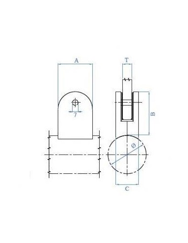 info sobre dimensiones de la pinza