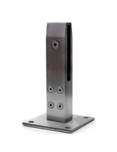 Pinza cuadrada de planta para vidrio E19700100 (sin perforar vidrio)