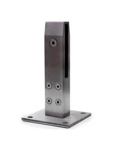 Pinza cuadrada de planta para vidrio E19700100 (sin perforar vidrio)