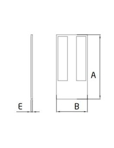 Tapa final Modelo EC-1501-2 para tramo inclinado perfil en "U" GlassFit Flow SV-1501 Top 2