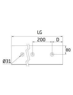 Perfil en "U" GlassFit Flow SV-1802 Side 2