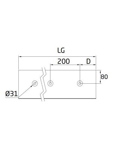 Plano Perfil en "U" GlassFit Flow SV-1802 Side