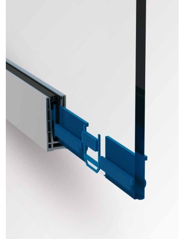 Barandilla vidrio Glassfit SV-1402 perfil suelo montaje superior