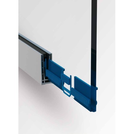 Barandilla vidrio Glassfit SV-1402 perfil suelo montaje superior