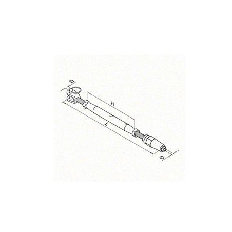 Plano Tensor de cable de acero inoxidable 7250