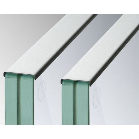 Protector de bordes en acero inox. AISI316 Mod.6945-6940 -Qrailing