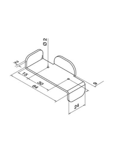 Plano Plantilla para Easy Alu, modelo 0770 - Qrailing